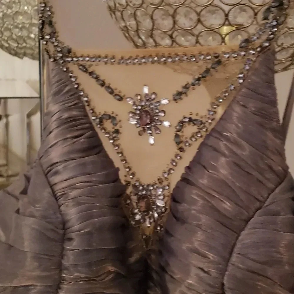 COPY - Sue Wong gorgeous dress size 8 - Picture 3 of 9